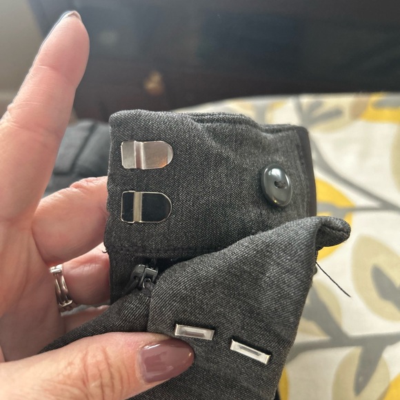 Lane Bryant Charcoal Cropped Women's Pants - Picture 9 of 13